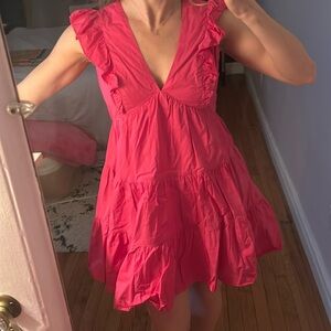 •Aqua Pink Dress•